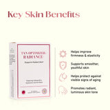 Radiance+ capsule blister pack with astaxanthin, hyaluronic acid, biotin, vitamin C and zinc