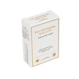Box of Tan Optimizer Deep Glow supplement on a white background