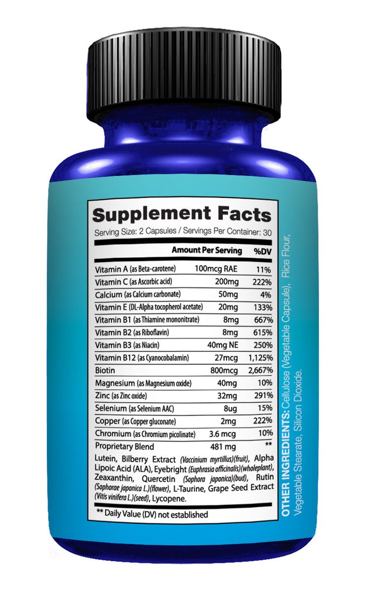 Govision Supplement Vision Opti – Eye Vitamin & Mineral Supplement for Healthy Vision