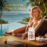 Tan Optimizer – Sugar-Free Sunless Tanning Supplement with Beta Carotene & Antioxidants for Healthy Skin – 30 Capsules